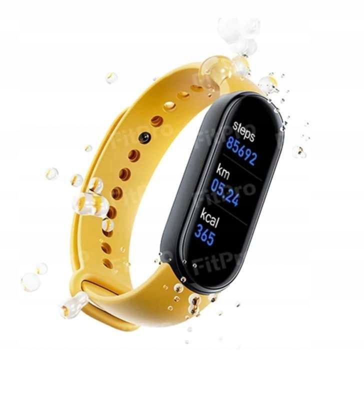 SMARTBAND M6-RED OPASKA SPORTOWA PULSOMETR KROK Kolor dominujący czarny