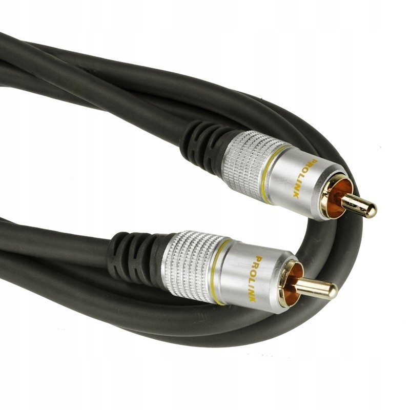 Kabel SPDIF Coaxial 0,5m Prolink EX TCV3010 CVBS Stan opakowania oryginalne