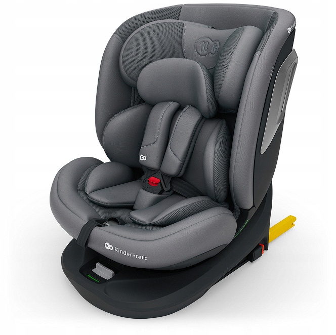 Kinderkraft i-Grow 2 Plus Fotelik Samochodowy Dla Dziecka 40-150 cm Grey