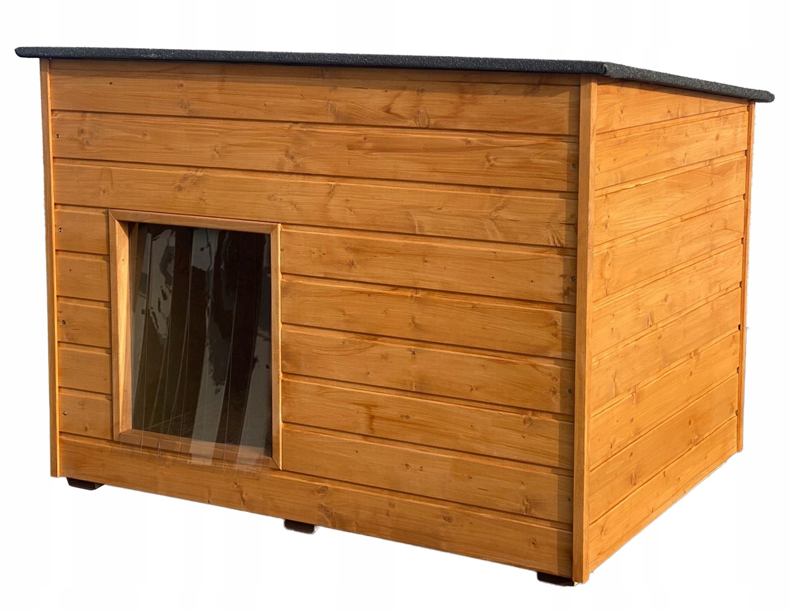 Buda dla Psa Premium Ocieplona Podłoga i Dach 3XL 116 x 91 Teak