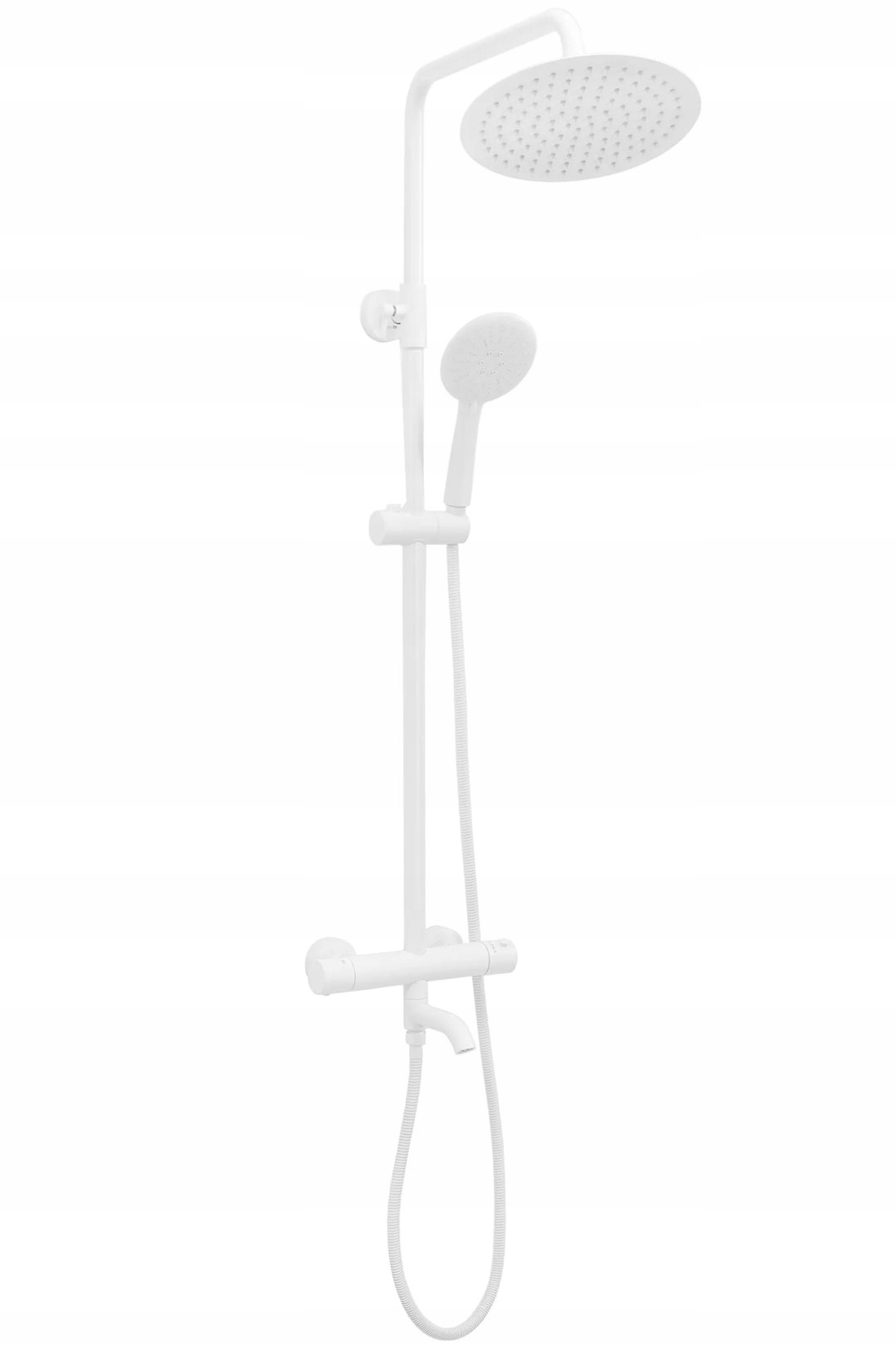 Sprchovo-vaňová Súprava Lungo Biela Termostat Rea