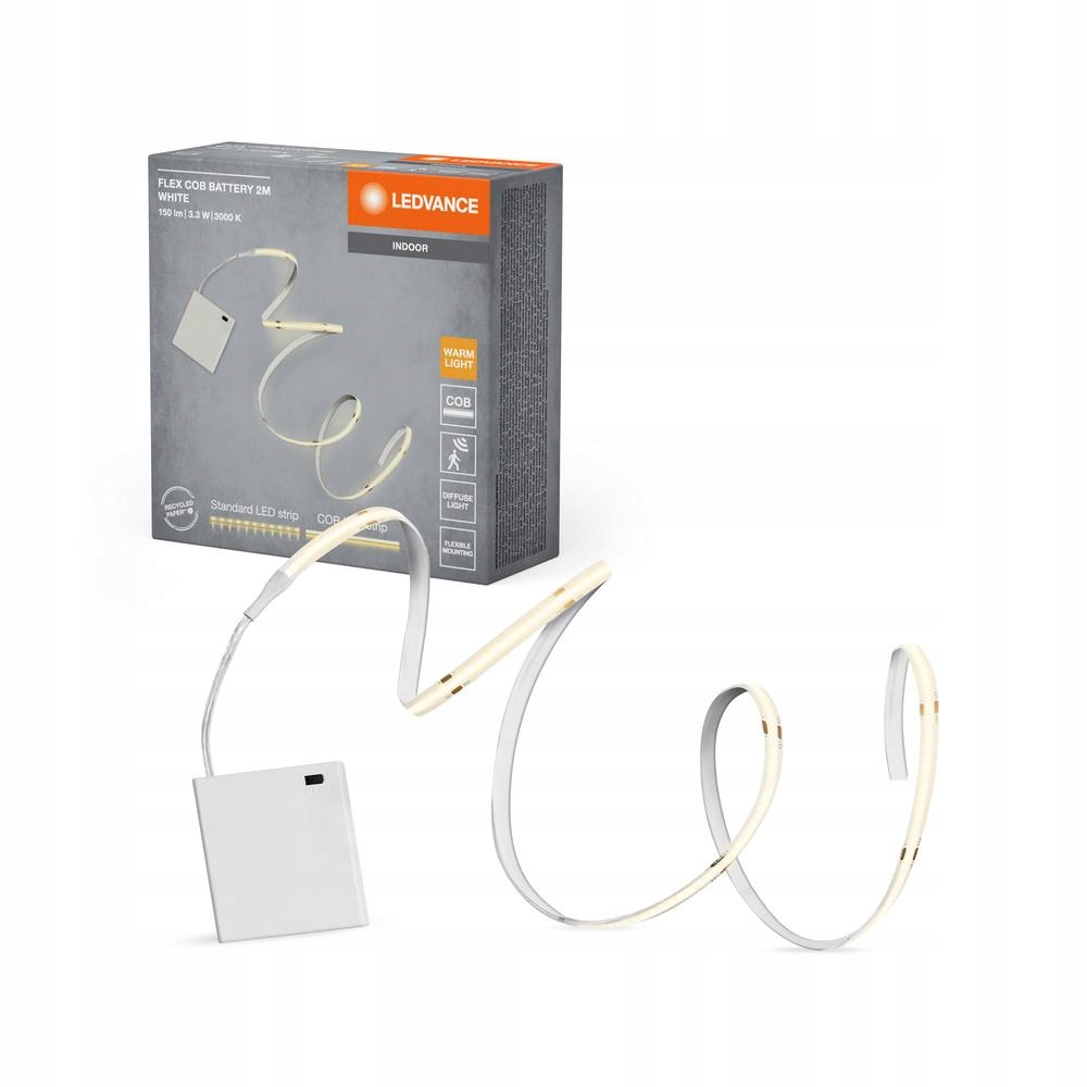 Led pásek 3.3W 3000K Teplá bílá, na baterie, 2M Battery Strips Ledvance