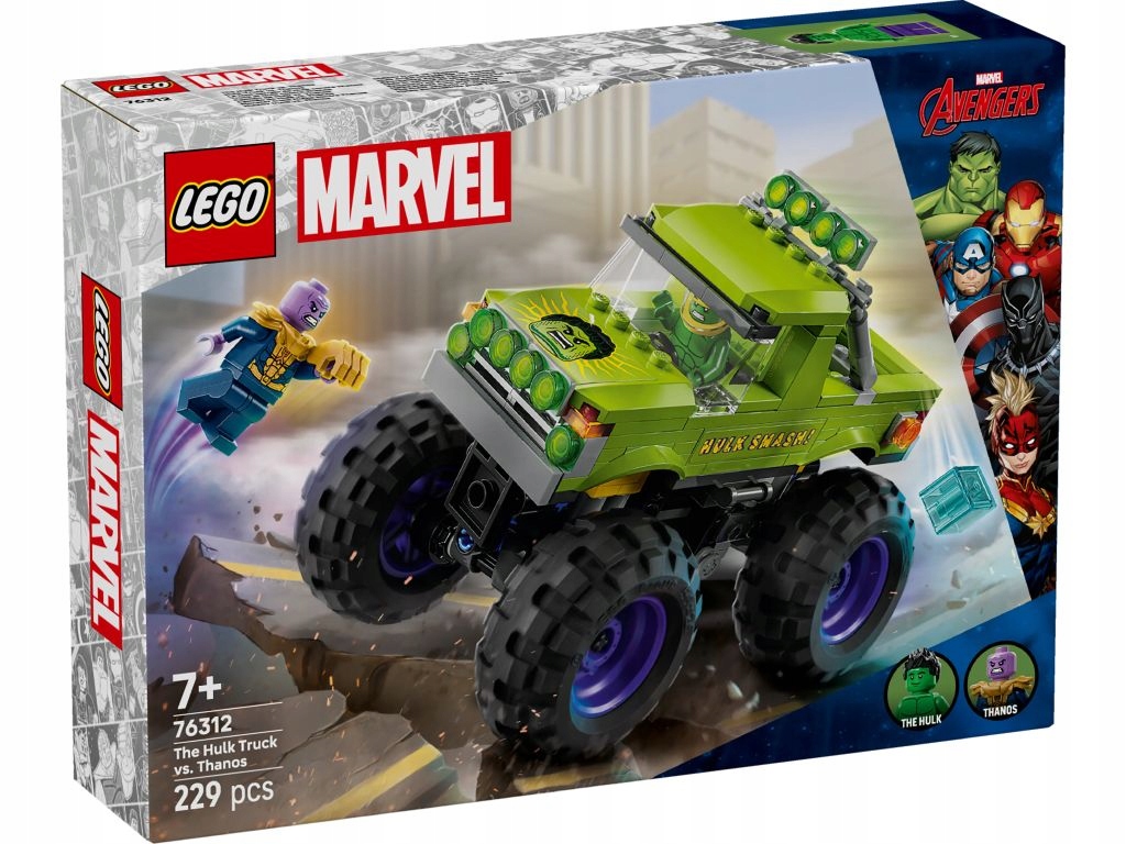 Lego 76312 Heroes Monster truck Hulka versus Thanos