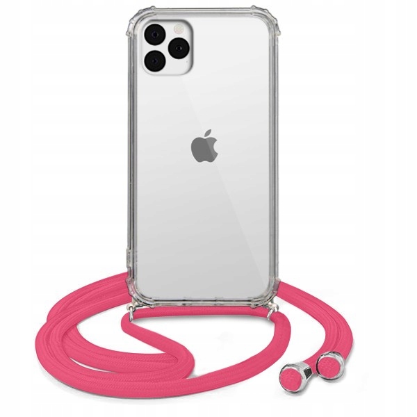 

Etui Crossbody do Iphone 11 Pro Case Sznurek Róż