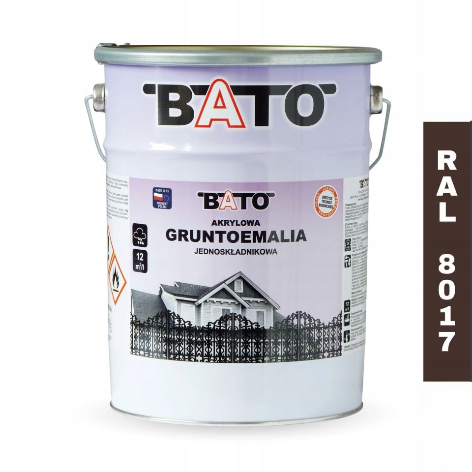 Základní Nátěr akrylová jednosložková barva Bato Ral 8017 Bronz 5L
