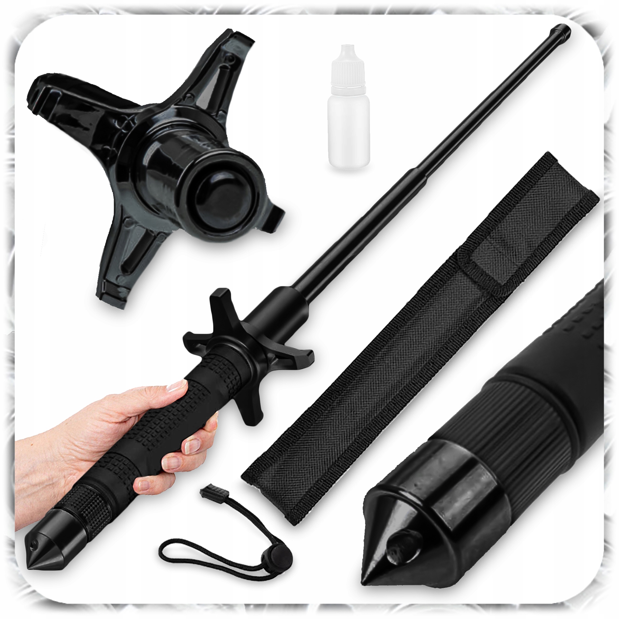 ТЕЛЕСКОПІЧНА КИЙОК ІЗ ЗАГАРТОВАНОЇ СТАЛІ XL 66СМ ДО ДНЯ СВЯТОГО ВАЛЕНТИНА