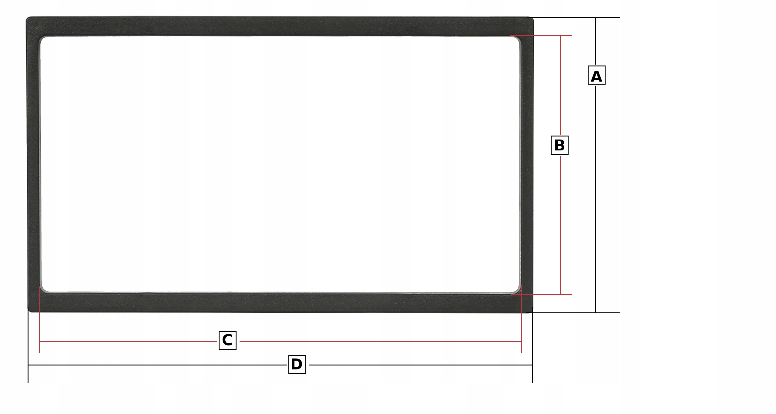 RAMKA 110x188 UNIWERSALNA DO RADIO PIONEER ALPINE Model ART-75200227