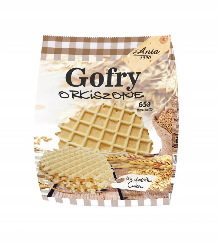 Levně 5 x Ania Špaldové vafle bez cukru 65 g