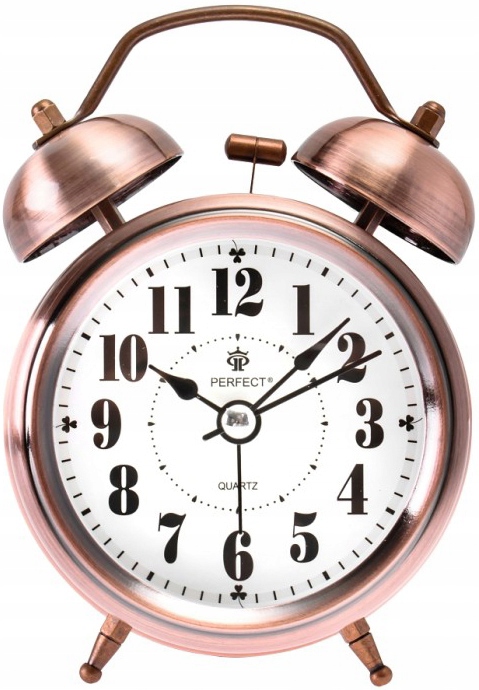 

Klasyczny Budzik Perfect Retro PT255C Płynący