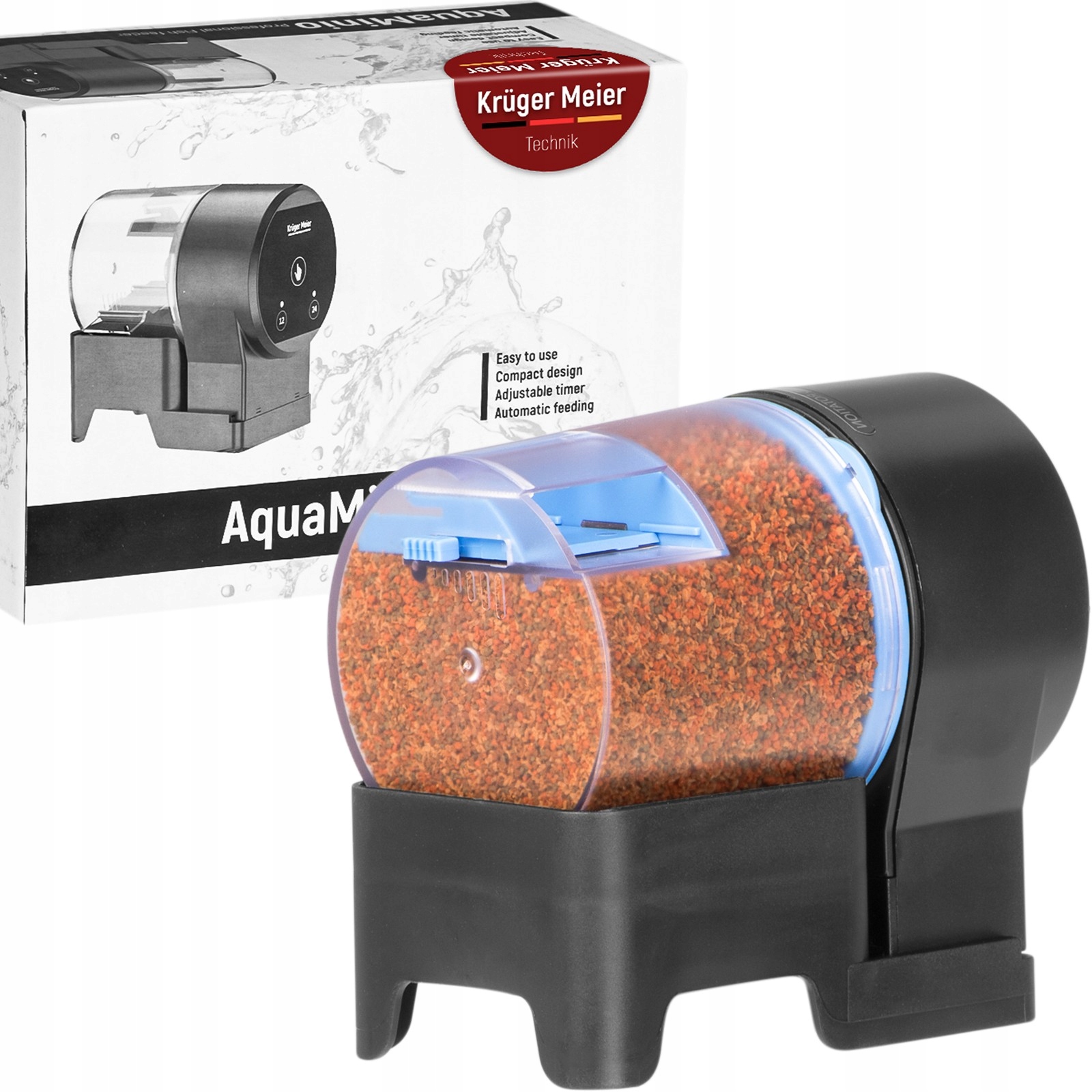 Levně Automatické Krmítko Pro Akvárium Dávkovač Krmiva Pro Ryby Malé, Přesné