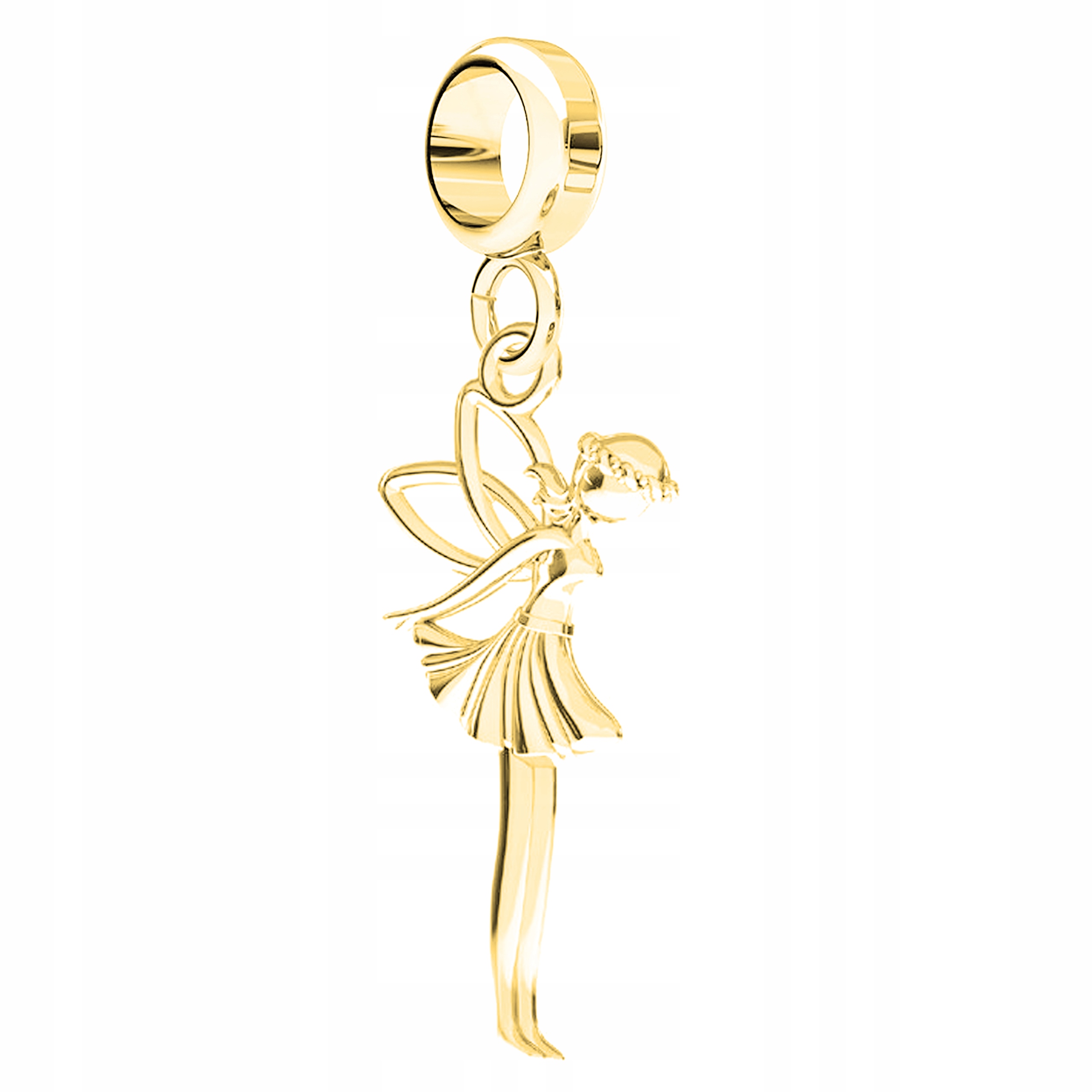 

Charms złoty wiszący Leśna Wróżka srebro 925