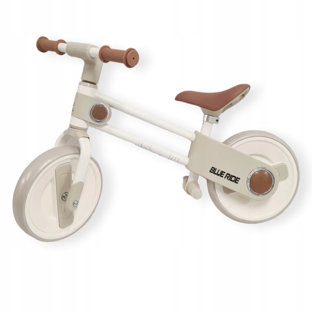 Rower biegowy Lila w kolorze beżowym z brązowymi akcentami 10 cali