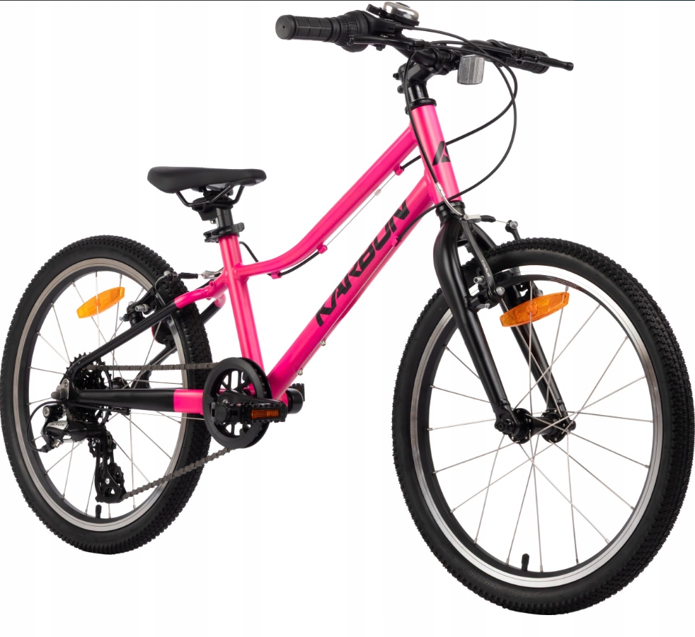 Rower 20" Karbon Superlight różowy 2026 8,2KG złożony i wyregulowany