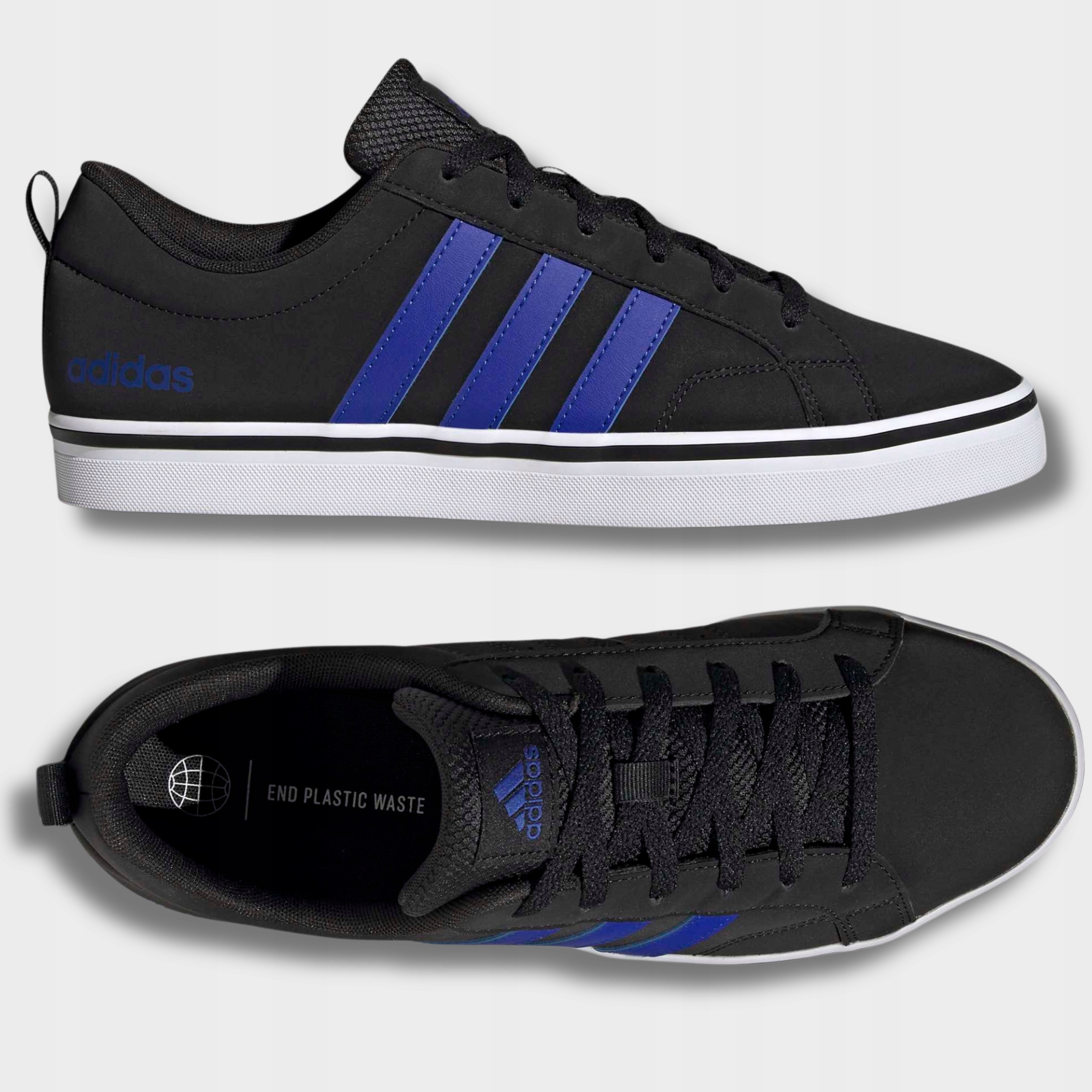 Pánské Boty Adidas Vs Pace Sportovní Tenisky Černé Pro Každodenní Nošení Velikost 44