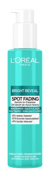 L'OREAL BRIGHT REVEAL ŻEL SERUM DO MYCIA TWARZY 150 ML