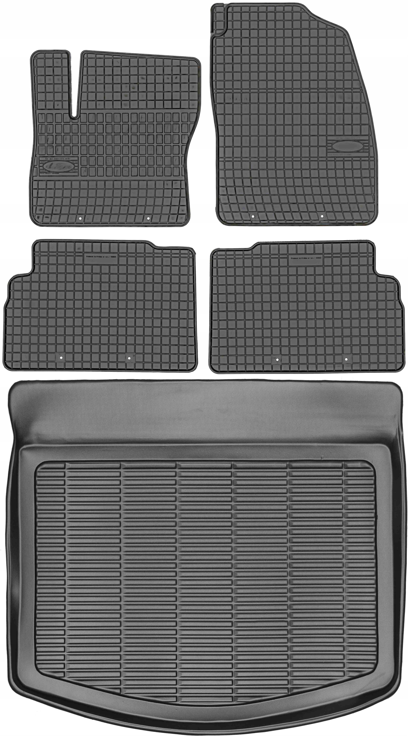 Ford C-Max Minivan 10-19 Gumové stierače rohož batožinového priestoru