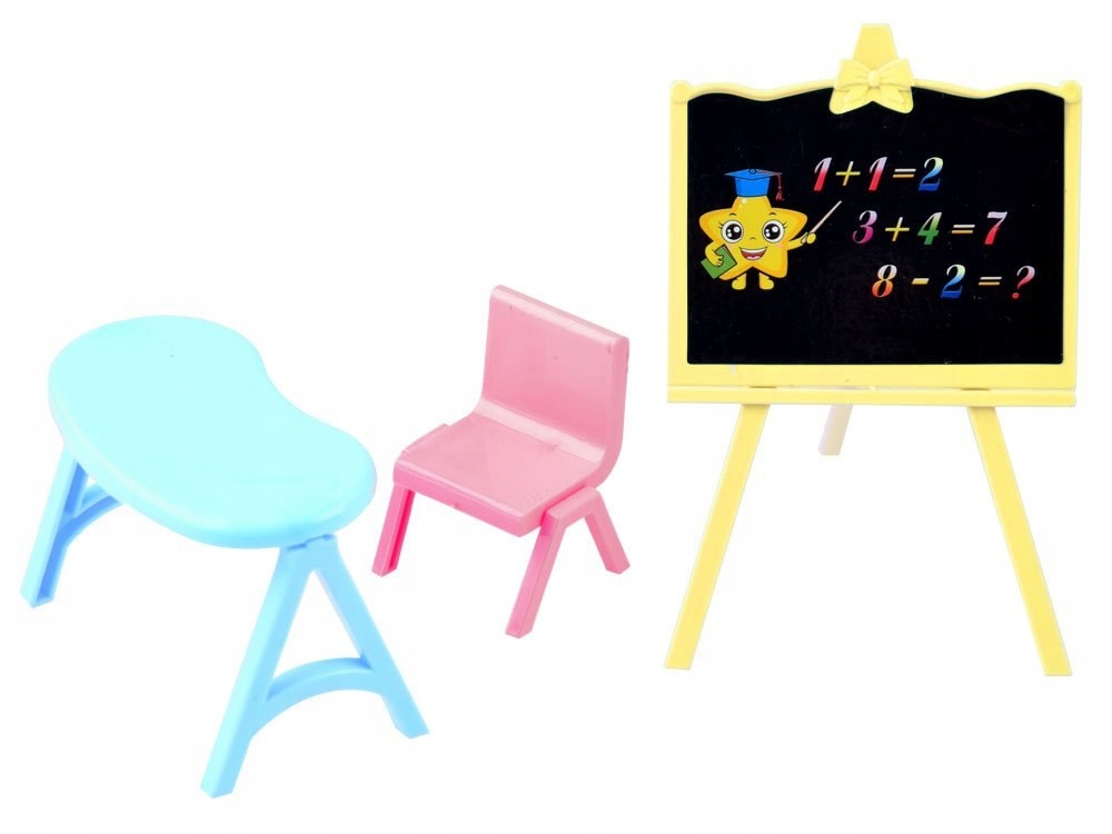 Lalka Tymek zabawa w szkołe tablica biurko ZA3399 Wiek dziecka 3 lata +
