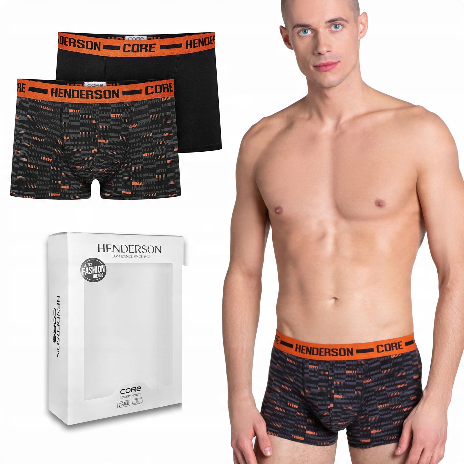 

Henderson 38288 Ozzy bokserki męskie 2-pak - XXL