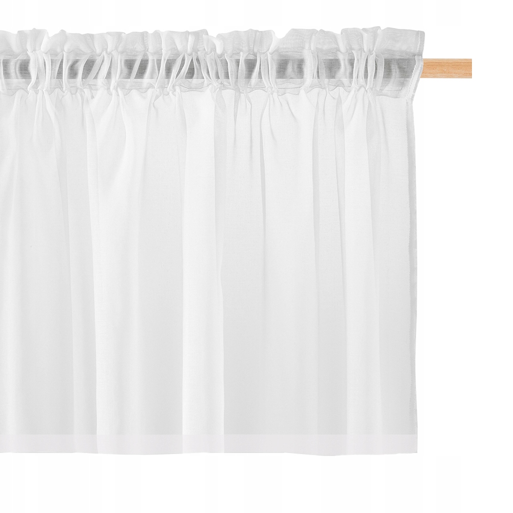 

Firanki gotowe do kuchni 400x160 białe na taśmie N