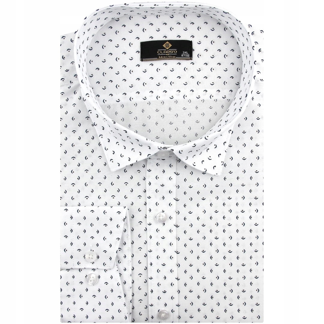Duża Koszula Męska Wizytowa do garnituru Duże rozmiary C940