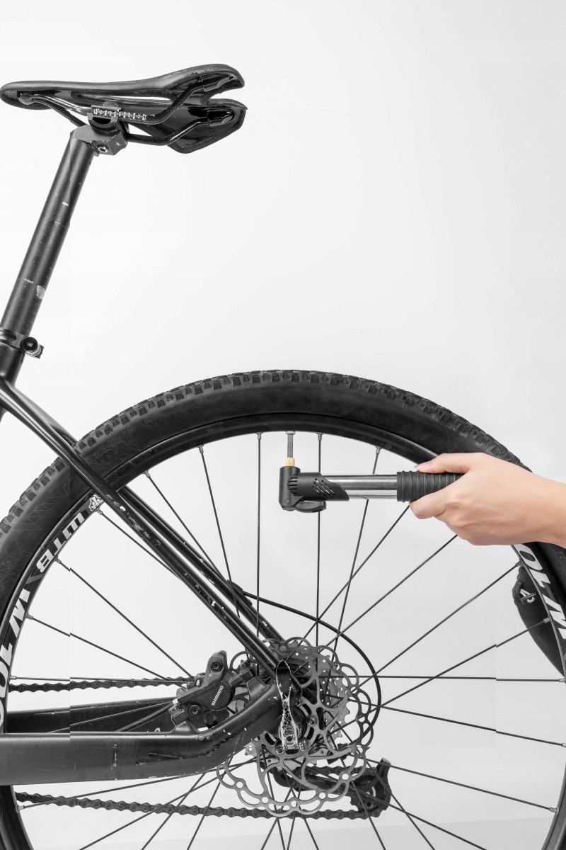 POMPKA ROWEROWA TELESKOPOWA MOCNA MINI NA RAMĘ Waga 160 g