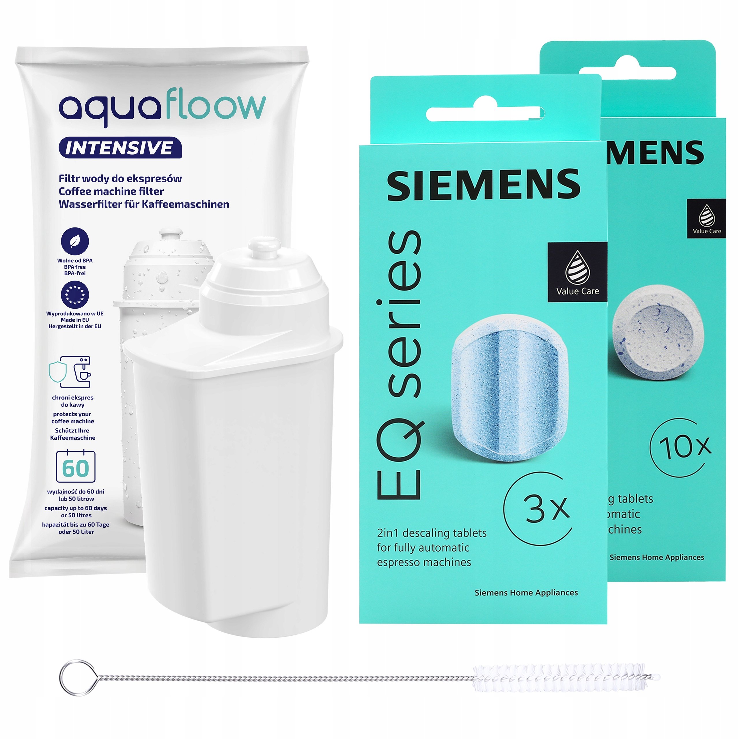 Odvápňovací čisticí tablety Siemens 1x vodní filtr AquaFloow