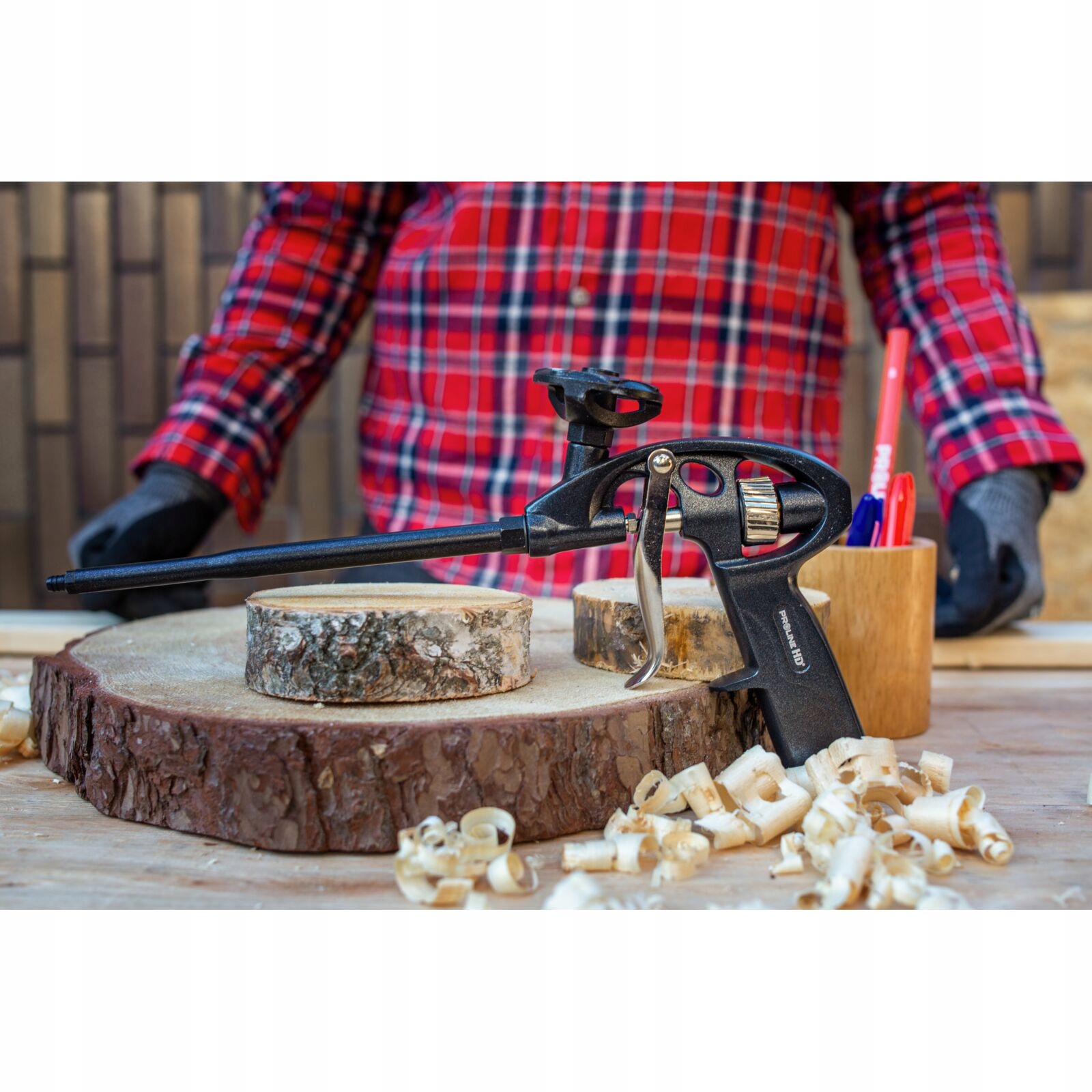 PISTOLET DO PIANKI MONTAŻOWEJ TEFLONOWANY, PROLINE HD Marka Proline