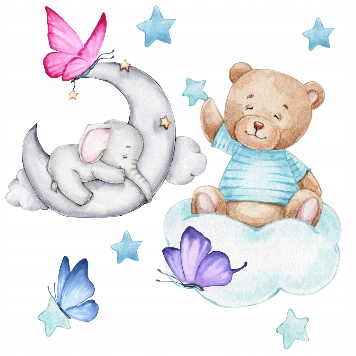 naklejki naklejka na ścianę dla dzieci Misie 240