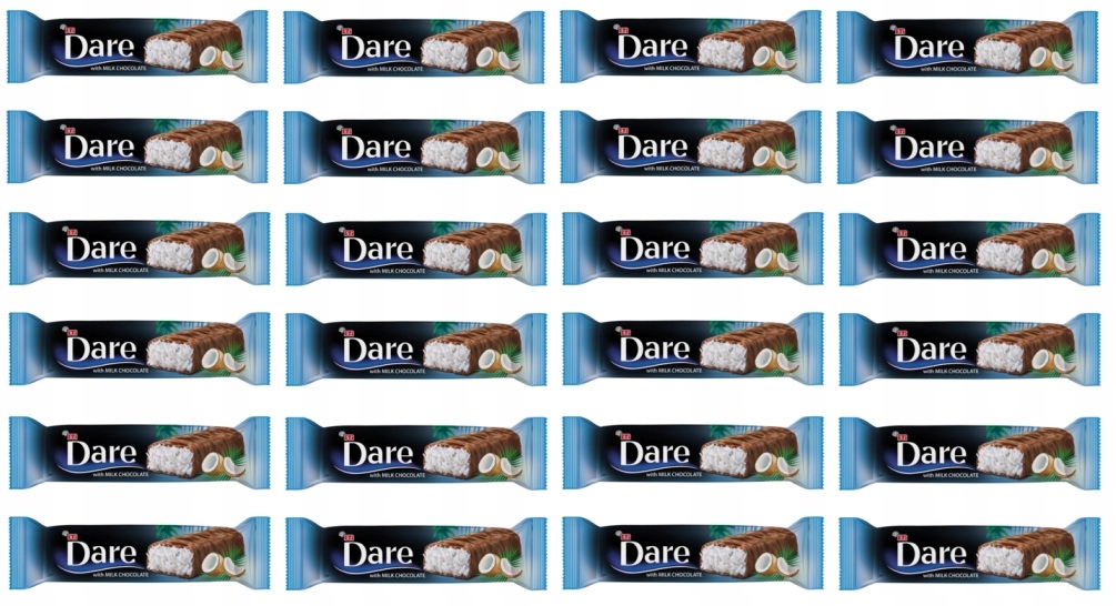 Levně 24 x 28 g Dare Choco Coconut Bar kokosová tyčinka Karton