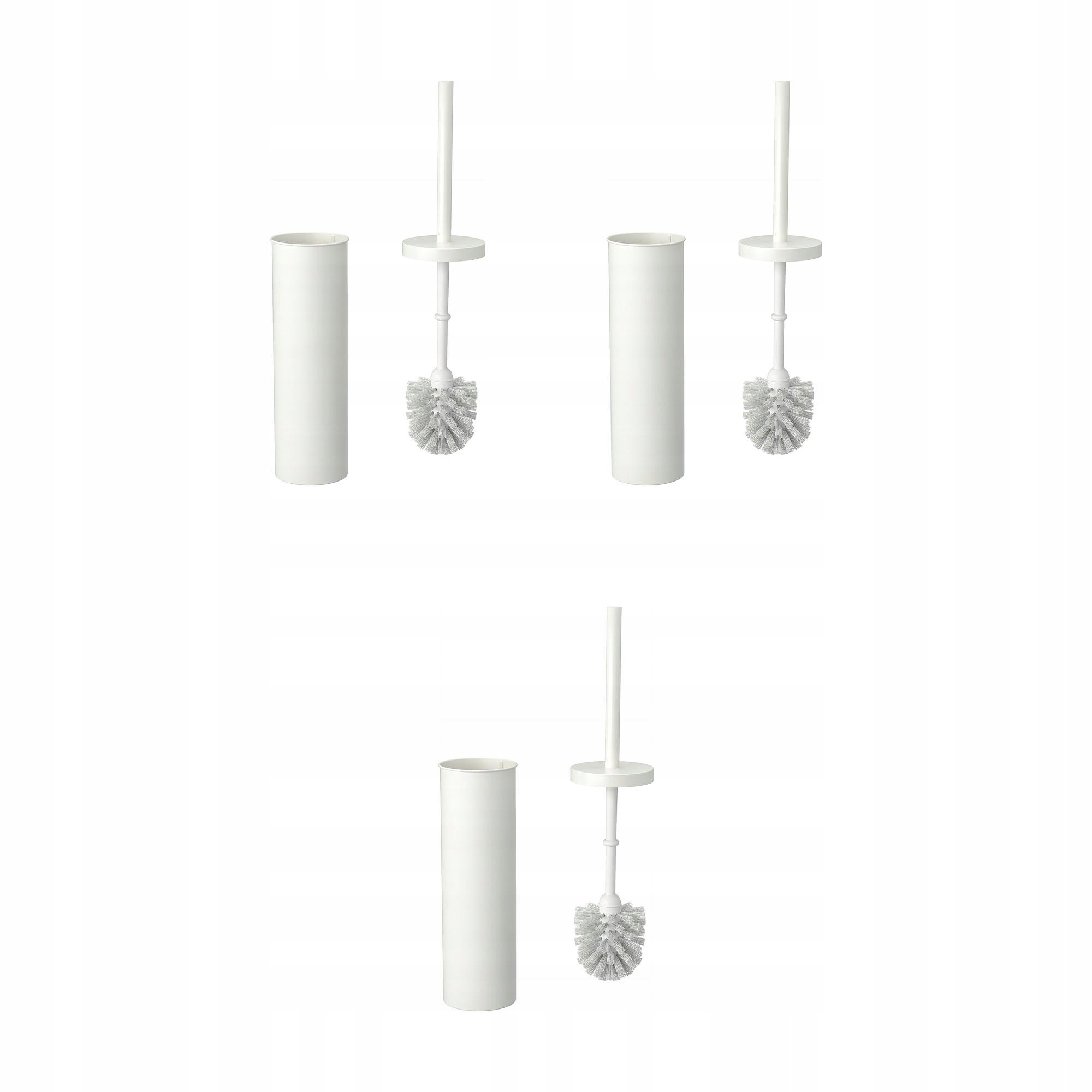 3 ks Wc kartáč Enudden Bílý Vyměnitelný Elegantní 30 cm