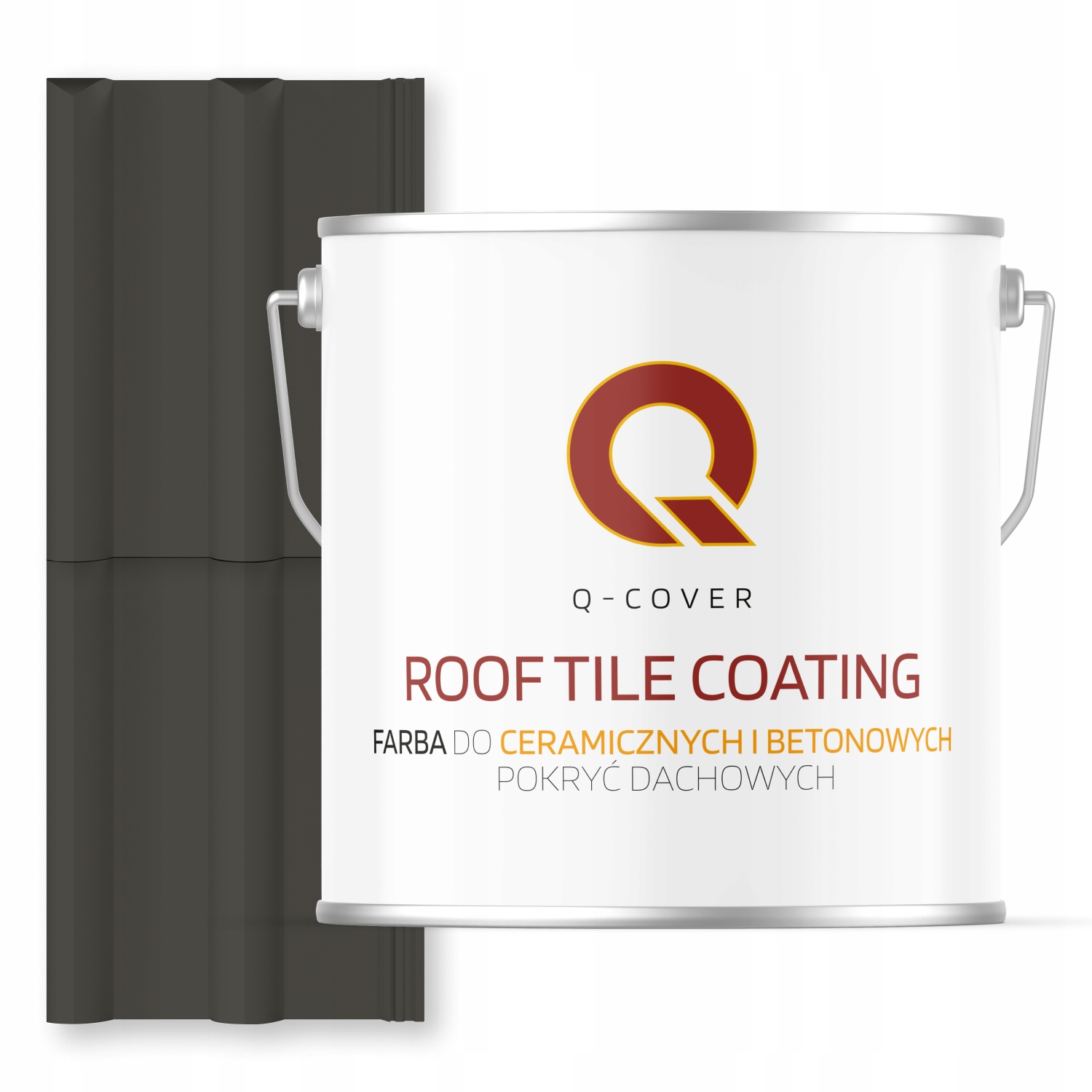 Farba Na Keramické Betónové Strechy Šedá Tmavá Ral 7022 5 L Saténová