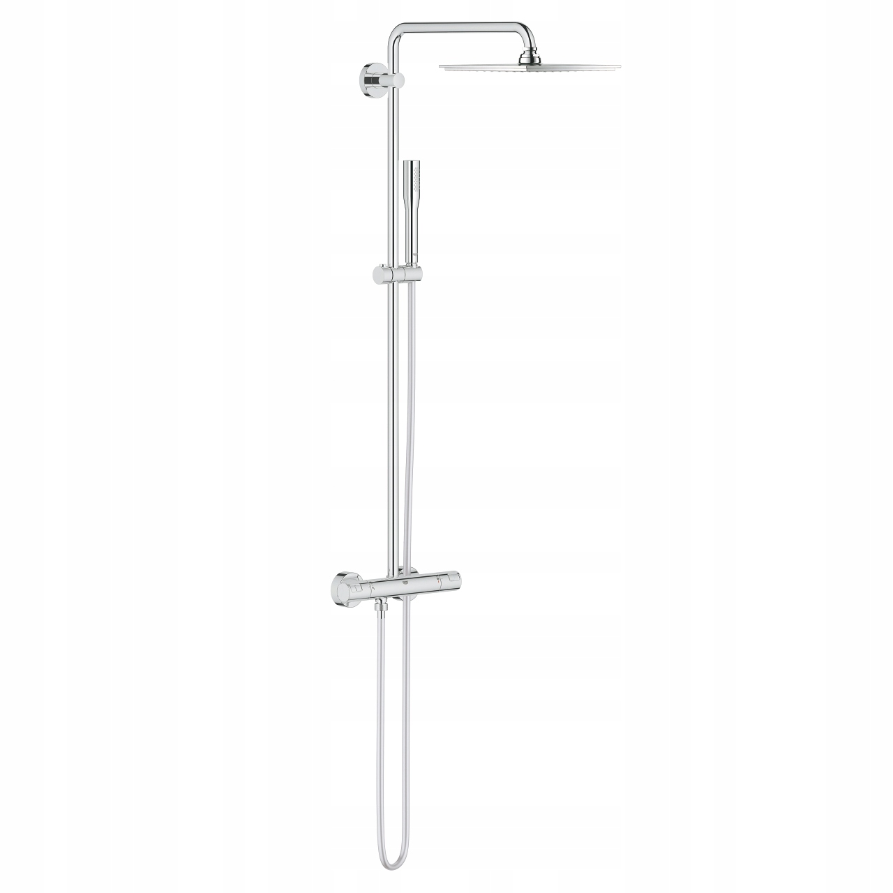 Zestaw prysznicowy Grohe chrom z termostatem z deszczownicą 26365000