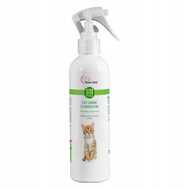 Levně 2x Over Zoo So Fresh! Cat Urine Eliminator Odstraňuje skvrny a zápach moči 250 ml