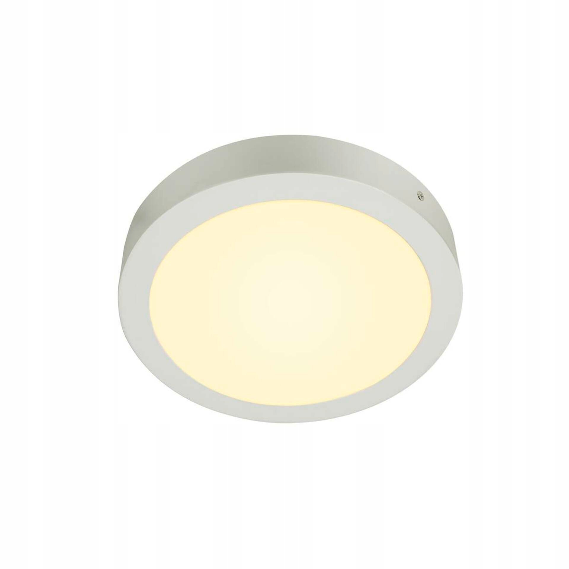 Stropné Led svietidlo Slv Senser 24 biele 15W 1200lm 3000K kruhové