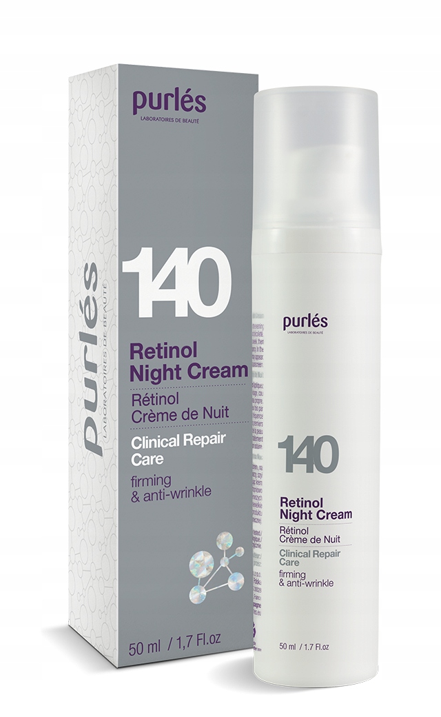 Purles 140 Retinol Night Cream Krem na Noc z 0,5% Retinolem 50ml