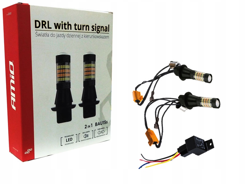 02451 - 2 в 1 дневные ходовые огни с указателями поворота