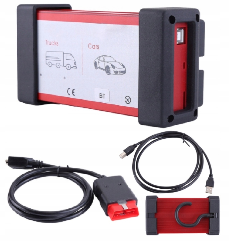 Dvoudeskový Přístroj Pro Diagnostiku Závad Automobilů OBD2 Multidiag Bt