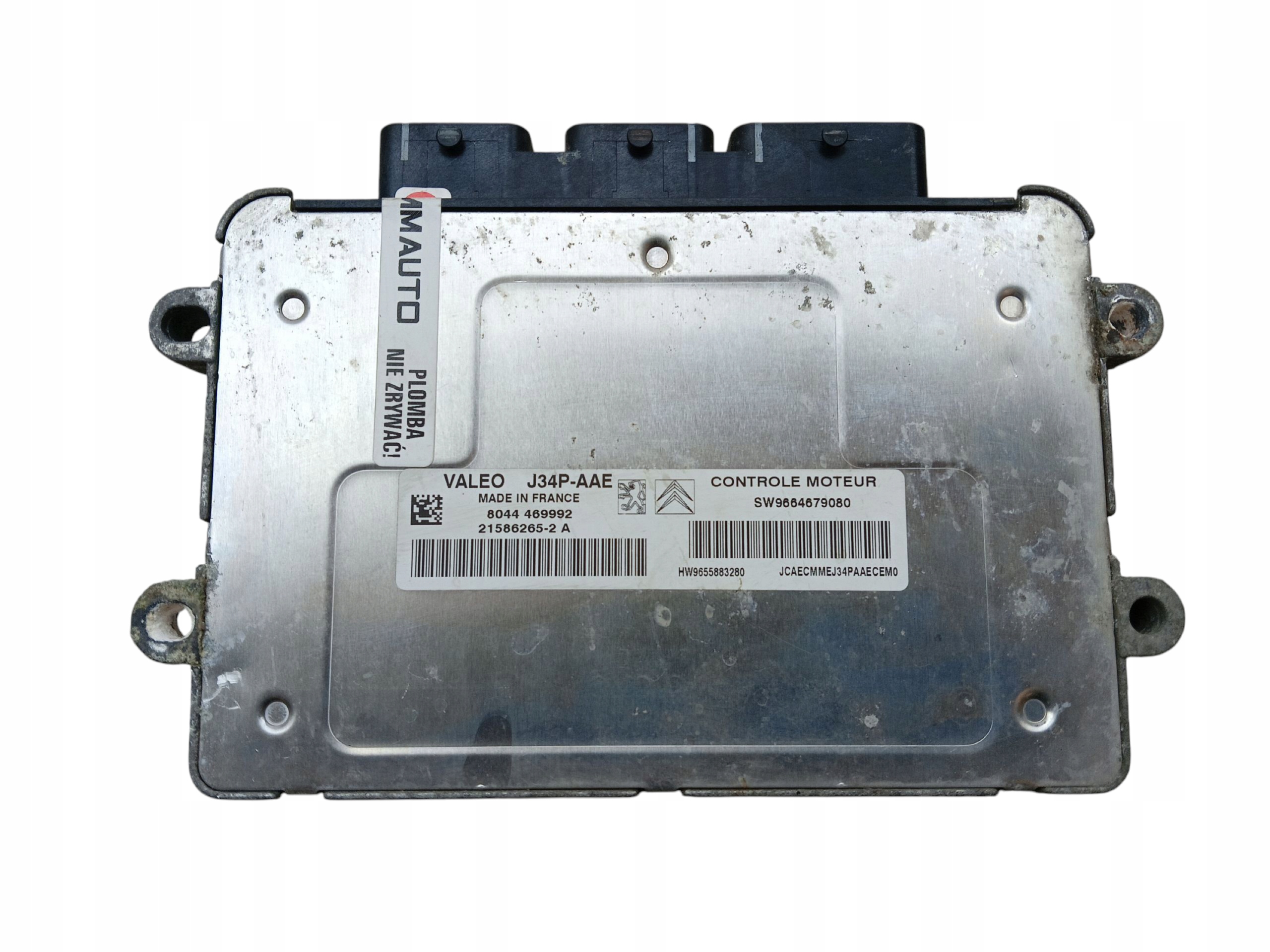 computer Motore CITROEN BERLINGO e LIFT (2002-2010) 1.4 8V 75KM 9664679080