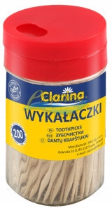 Wykałaczki Clarina w Pudełku 200 szt