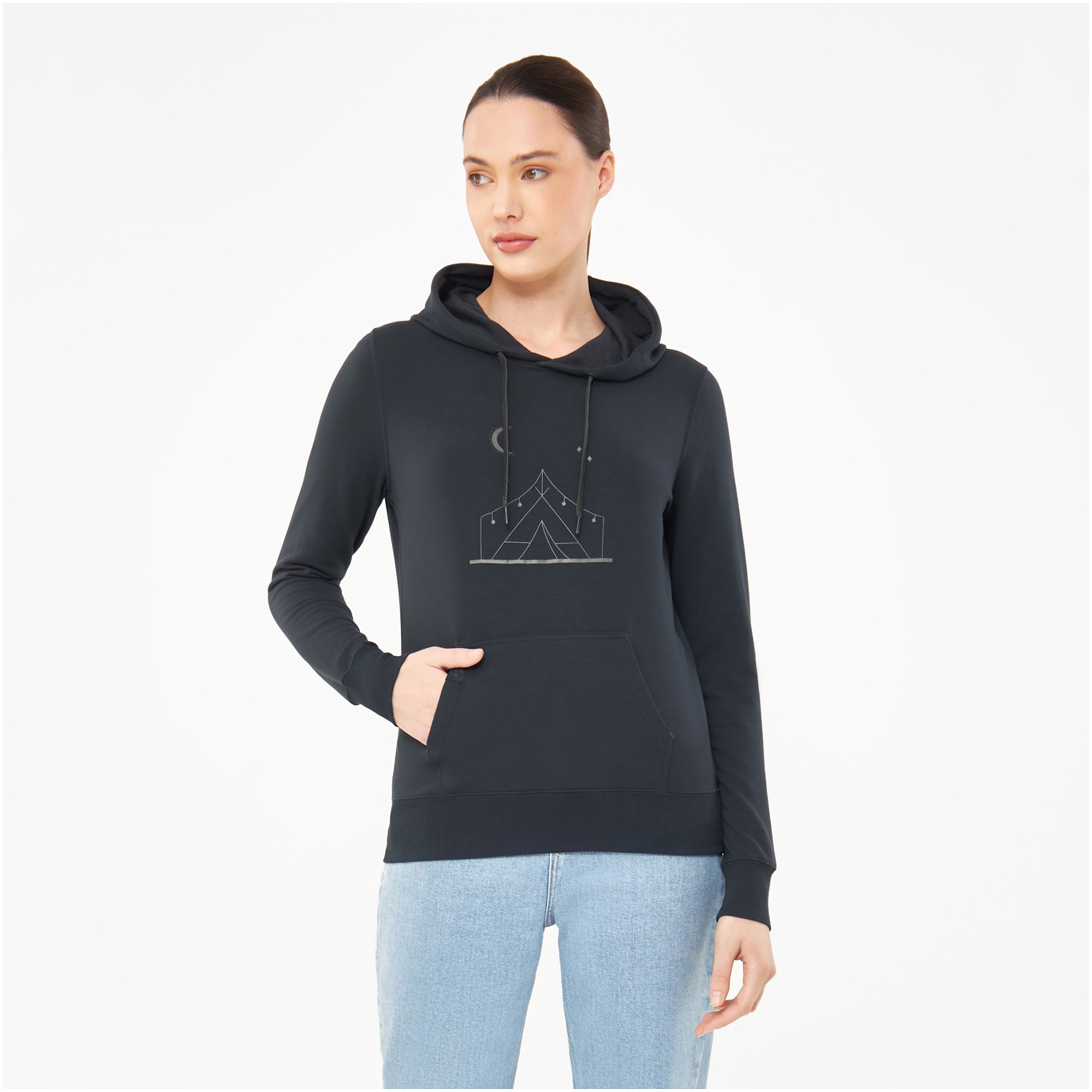 Mikina s kapucí dámská Viking Panaka Hoodie Bamboo Lady L