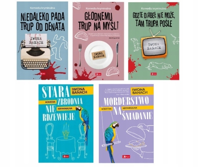 Komedia Kryminalna Iwona Banach Pakiet Komplet 1-5
