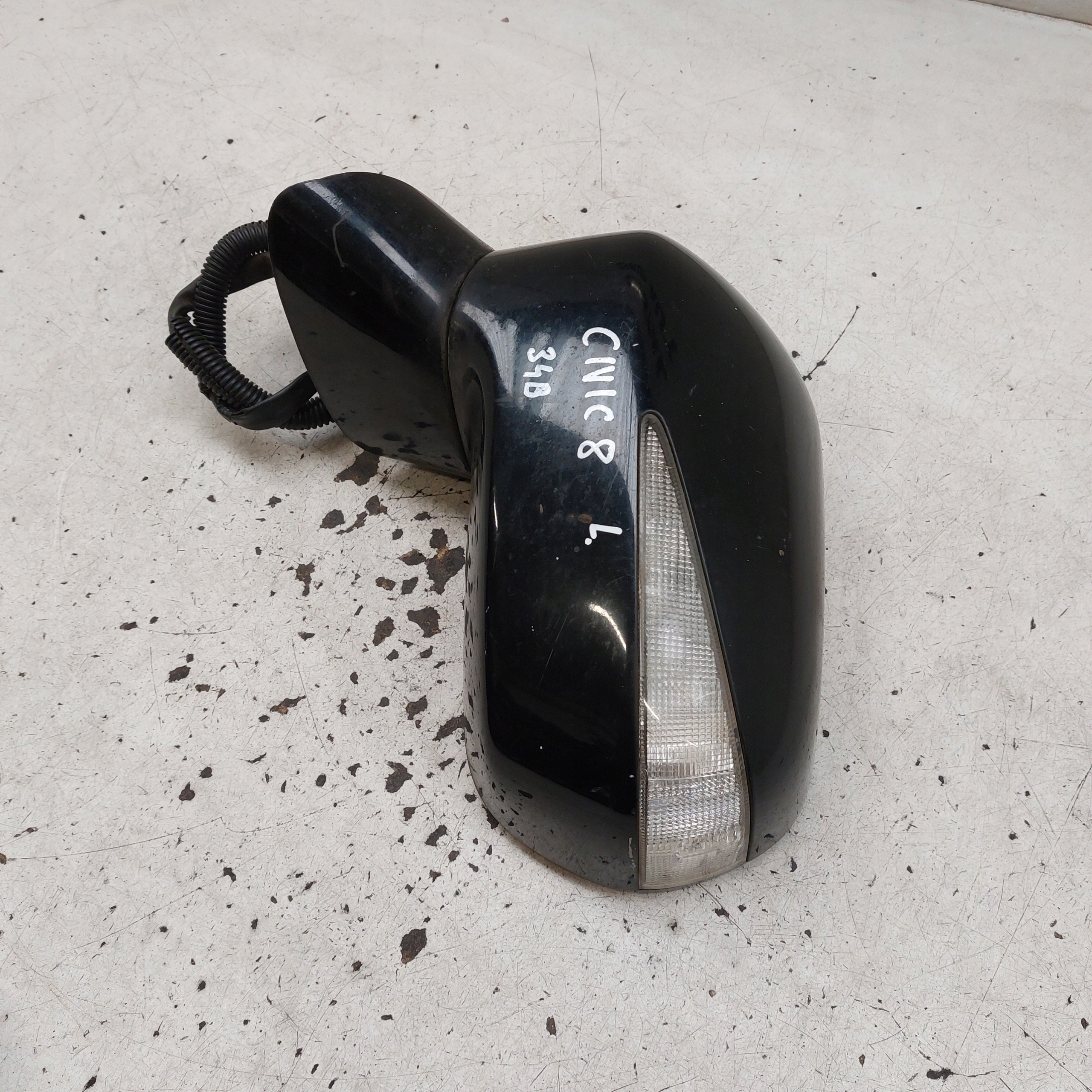 HONDA CIVIC 8 VIII СЕДАН ДЗЕРКАЛО ЗЛІВАpin ЧОРНІ 010029