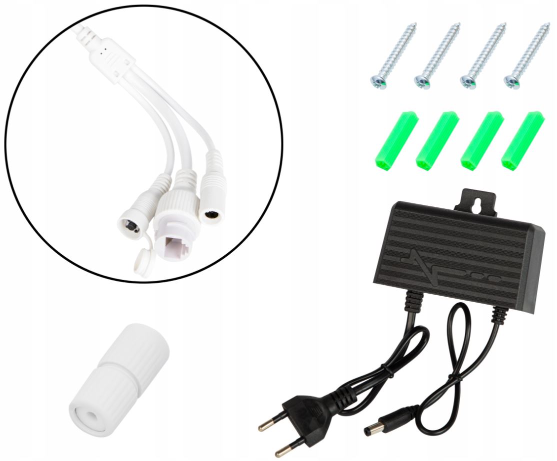 KAMERA ZEWNĘTRZNA OBROTOWA 2K WiFi IP 4x ZOOM 5MPX Rozdzielczość 5 Mpx