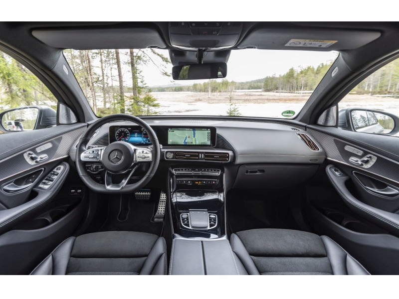 Fólie pro interiér – Mercedes Eqc – Průhledná ochrana interiéru