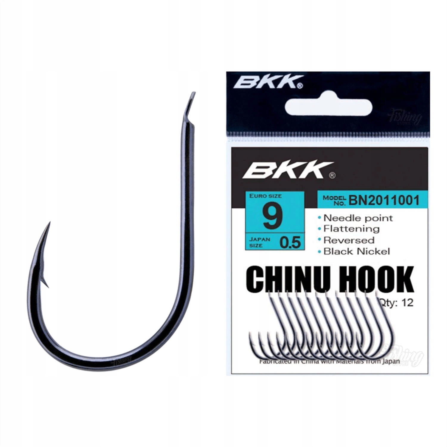 Haczyki Bkk Chinu Diamond rozmiar 2/0, op. 7szt