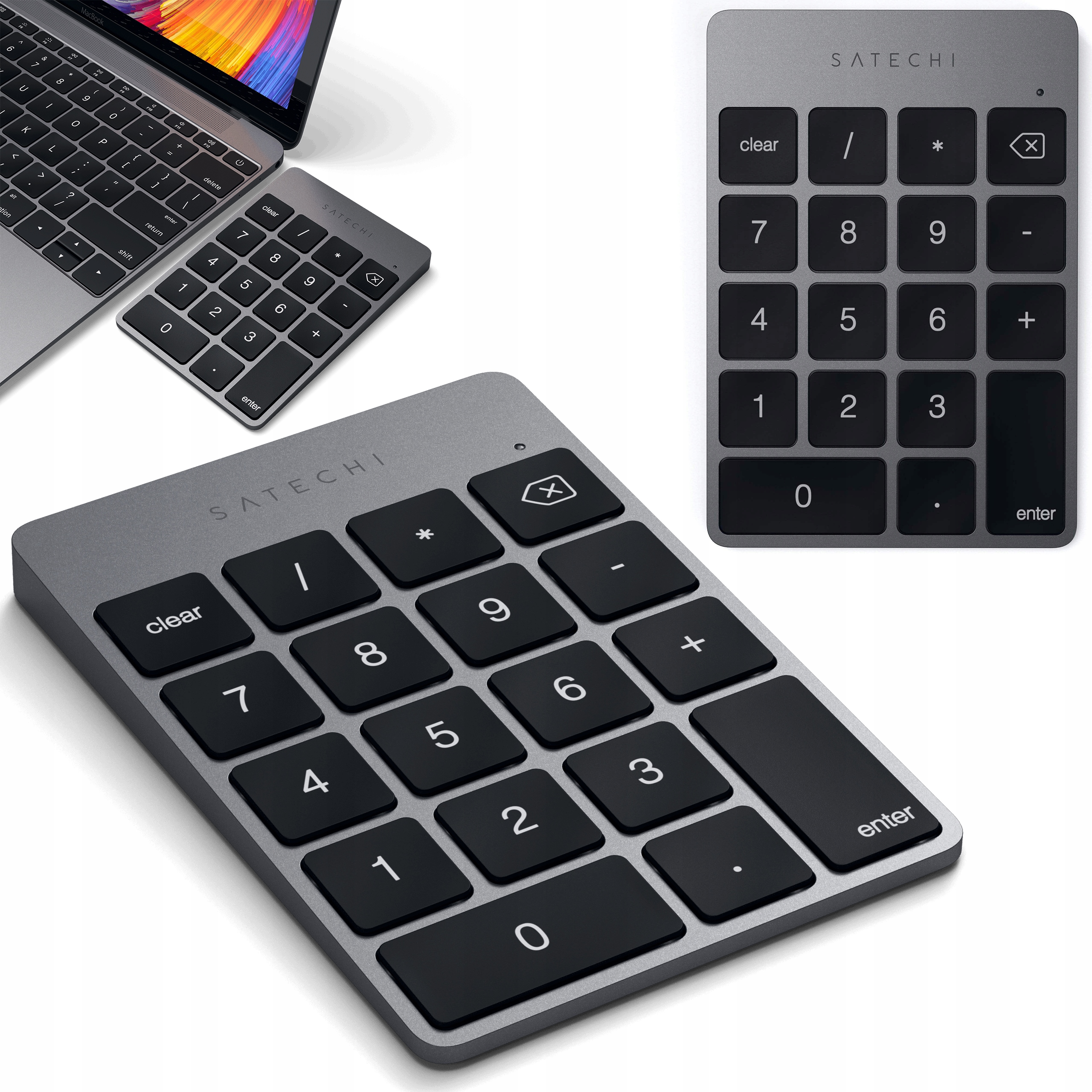 Satechi Slim Rechargeable Keypad – Numerická klávesnice Bluetooth