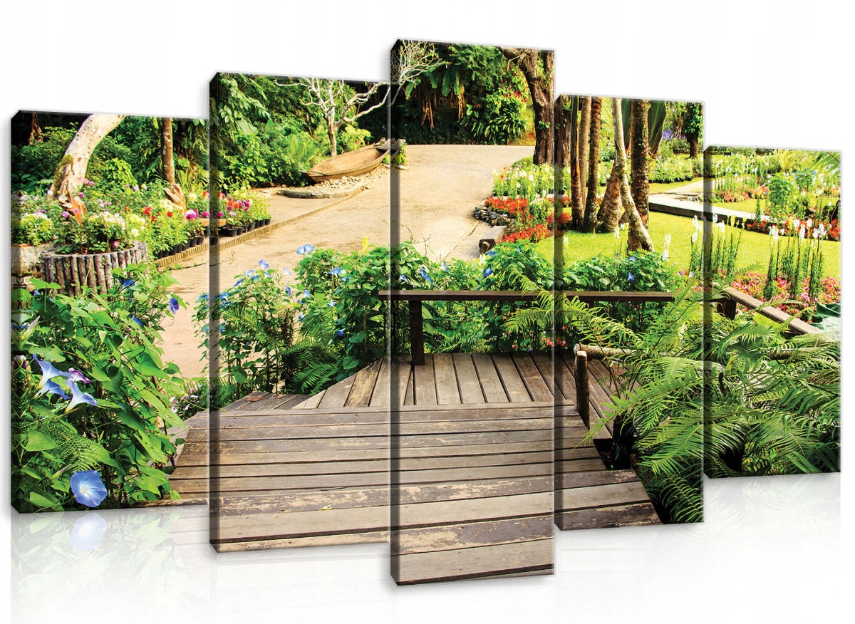 Obraz Na Plátně Canvas 100x60 Zahrada Park Schody