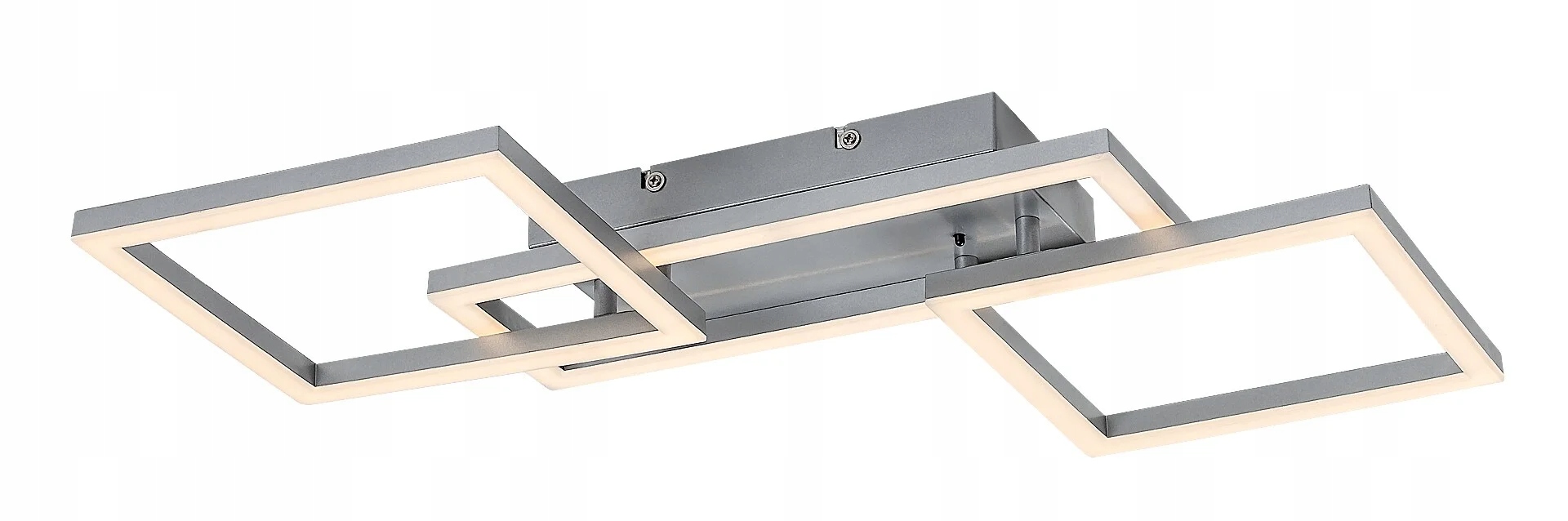 Moderná stropná Led lampa Rabalux Ellinor, chróm, variabilná farba