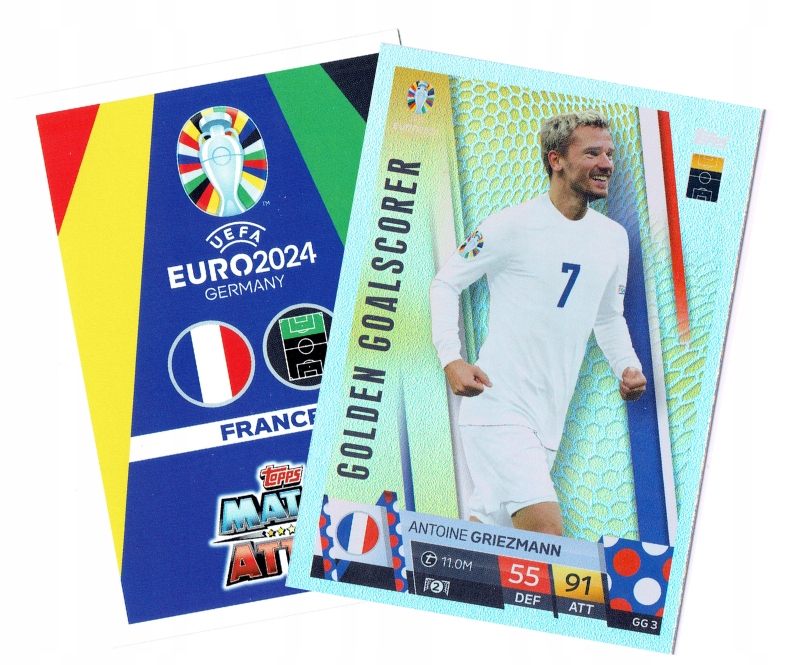 Topps Match Attax Euro 2024 Golden Goalscorer GG3 Griezmann