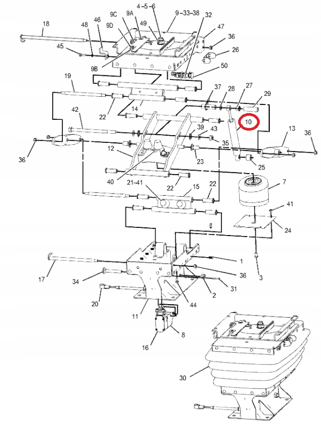 ПРИВОД СИДЕНЬЯ CAT 428D 416D 416E 416F 1641215